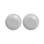 Ocelové náušnice puzety koule