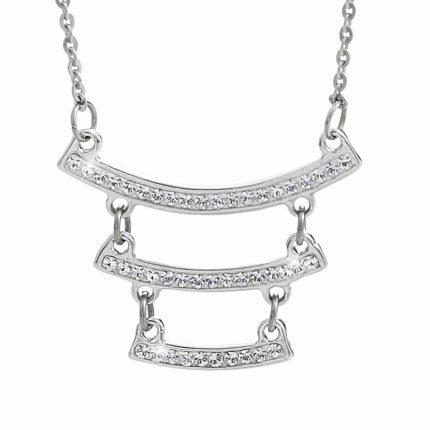 Náhrdelník z bižuterní slitiny kaskády s krystaly Swarovski Crystal