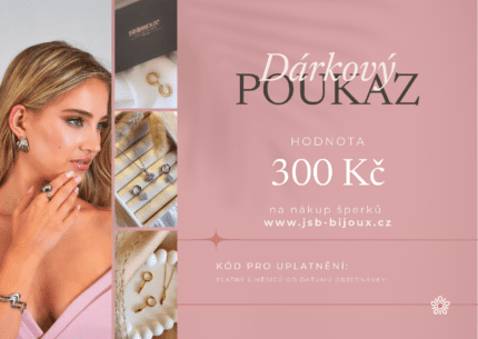 Digitální dárkový poukaz - verze A (okamžitě e-mailem) Hodnota: 300