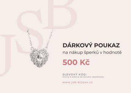 Digitální dárkový poukaz - verze B (okamžitě e-mailem) Hodnota: 500