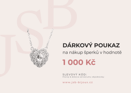 Digitální dárkový poukaz - verze B (okamžitě e-mailem) Hodnota: 1000