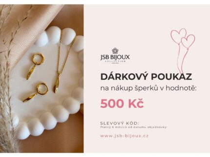 Digitální dárkový poukaz - verze C (okamžitě e-mailem) Hodnota: 500