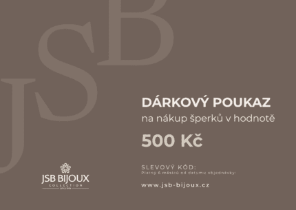 Digitální dárkový poukaz - verze D (okamžitě e-mailem) Hodnota: 500