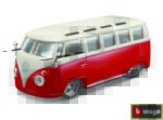 Bburago 1:32 Volkswagen Van Samba Red-White