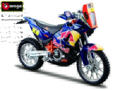 Bburago 1:18 WRB KTM CYCLE - KTM 450 Rally (Dakar Rally)