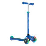 Globber Koloběžka dětská tříkolečková Primo Lights V2 svítící kolečka Navy Blue