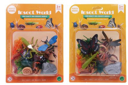 Zvířátka hmyz figurky set 12 ks 6,5 cm