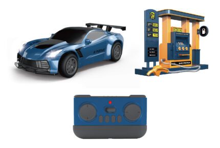 Auto dýmící s čerpací stanicí RC na dálkové ovládání 22 cm