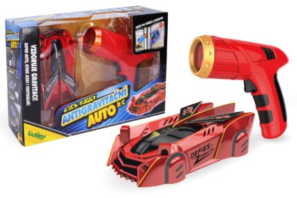 ROCK BUGGY Auto antigravitační RC s laserem 15 cm červené - Český obal