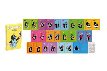 Krtek černý petr - barvy