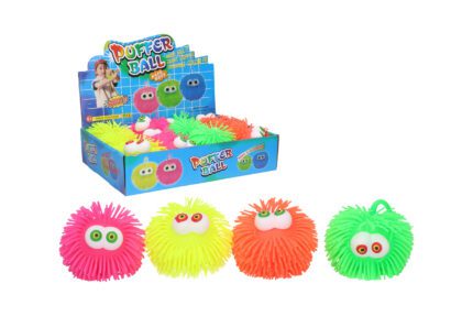 Mačkací míček blikající 10 cm