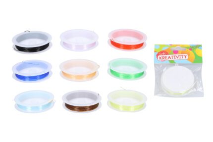 na korálky elastické barevné 0,6 mm, 7m