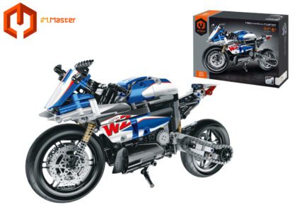 iM.Master Stavebnice motorka modrá 32,4x17x11 cm