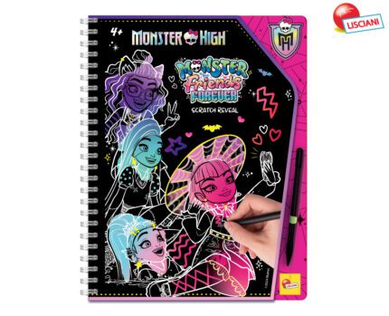 Monster High Vyškrabávací omalovánky Kamarádky navždy