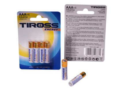 AAA (LR03, 1.5V) alkalické balení 4 ks