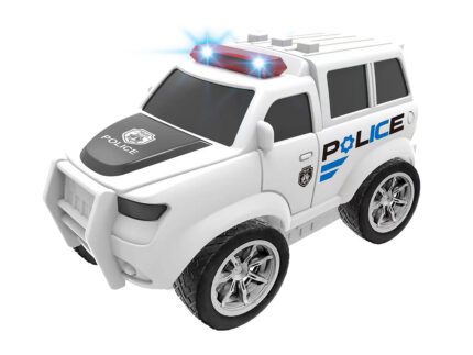 policejní na setrvačník s efekty bílé 22,5 cm