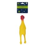 Hračka pro mazlíčky gumové kuře pro psy se zvukem 24 cm