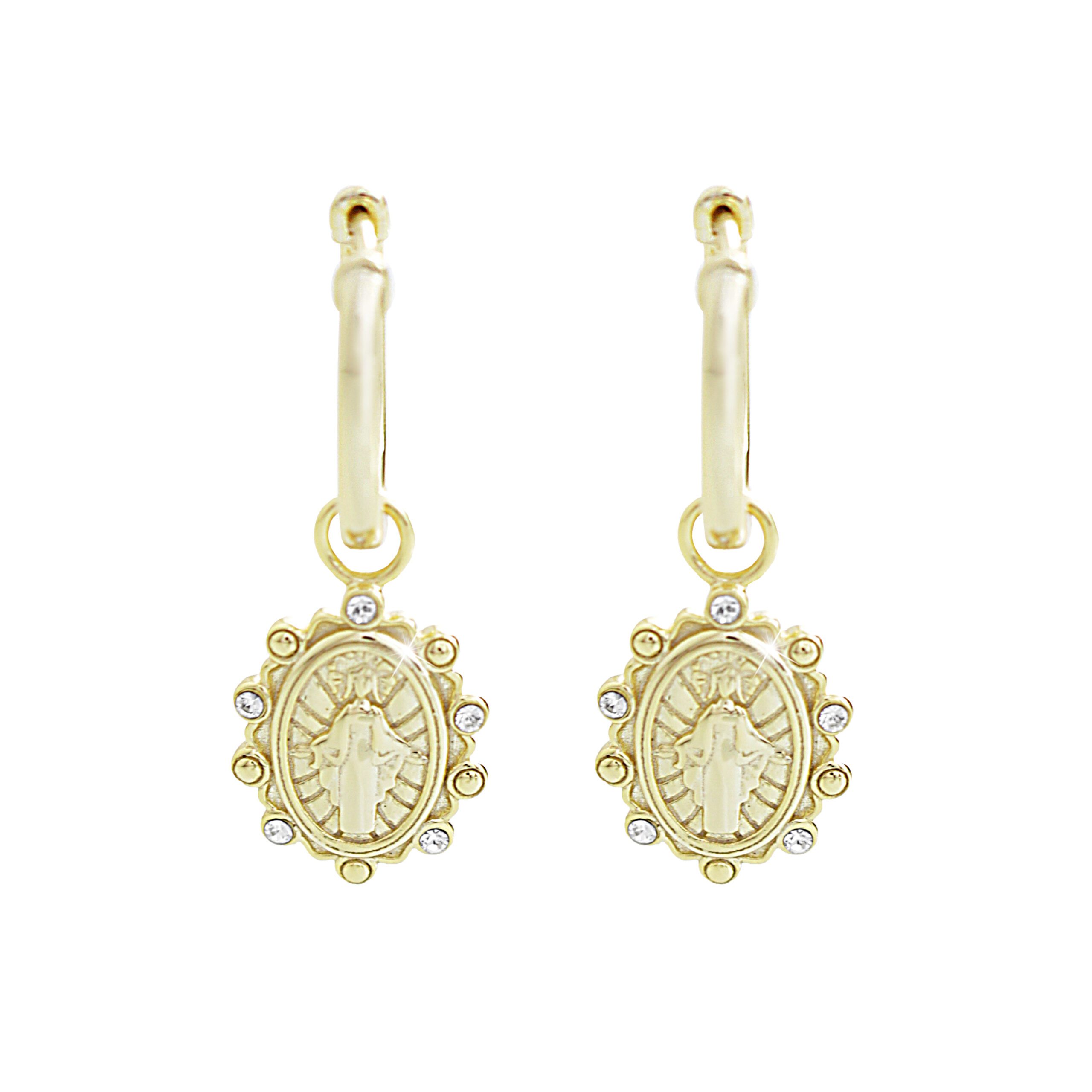10467_10467-pozlacene-stribrne-nausnice-klapky-s-madonou-a-s-krystaly-swarovski-crystal-stribro-925-1000