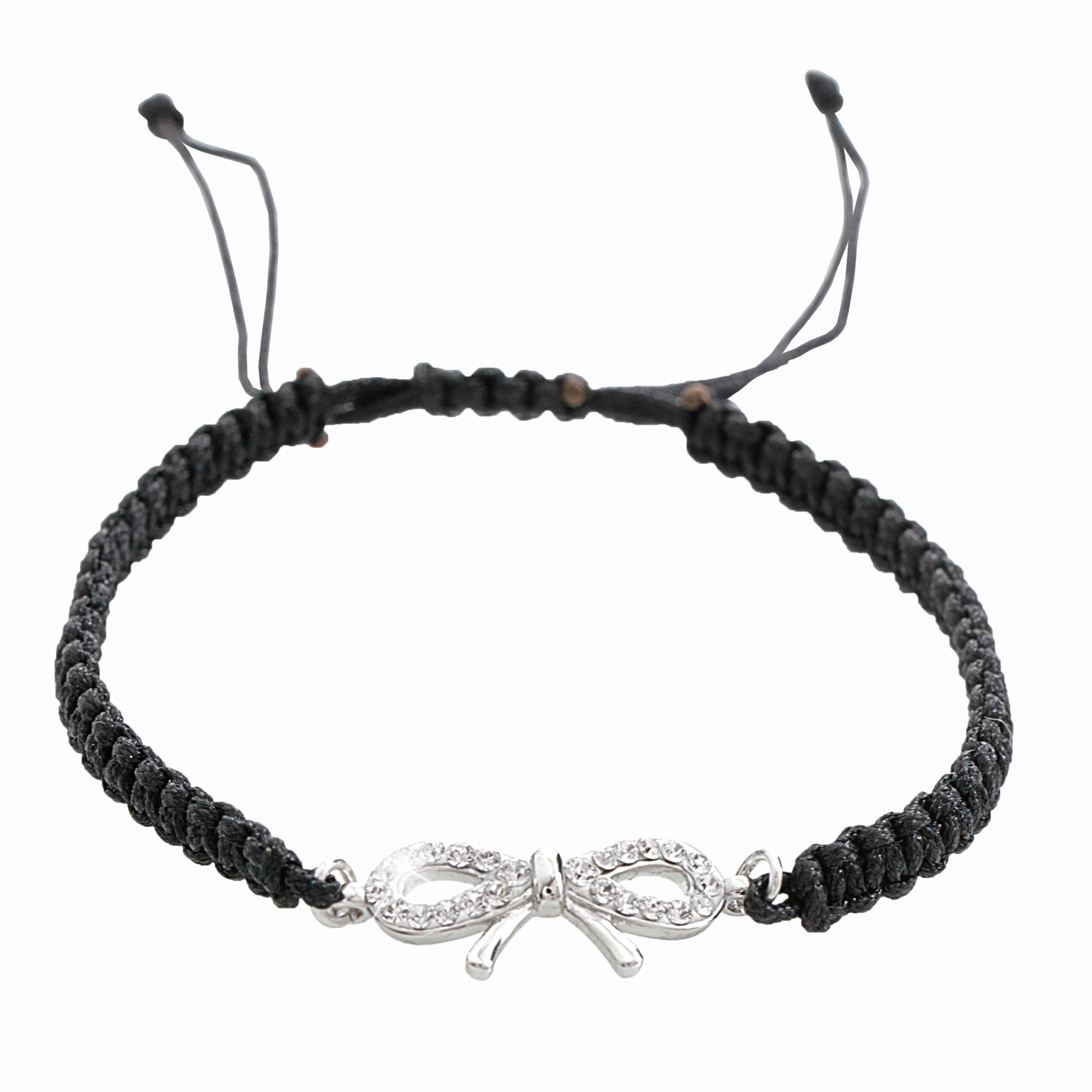 14841_14841-pleteny-naramek-ze-snurek-se-stribrnym-priveskem-masle-a-krystaly-swarovski-crystal-stribro-925-1000