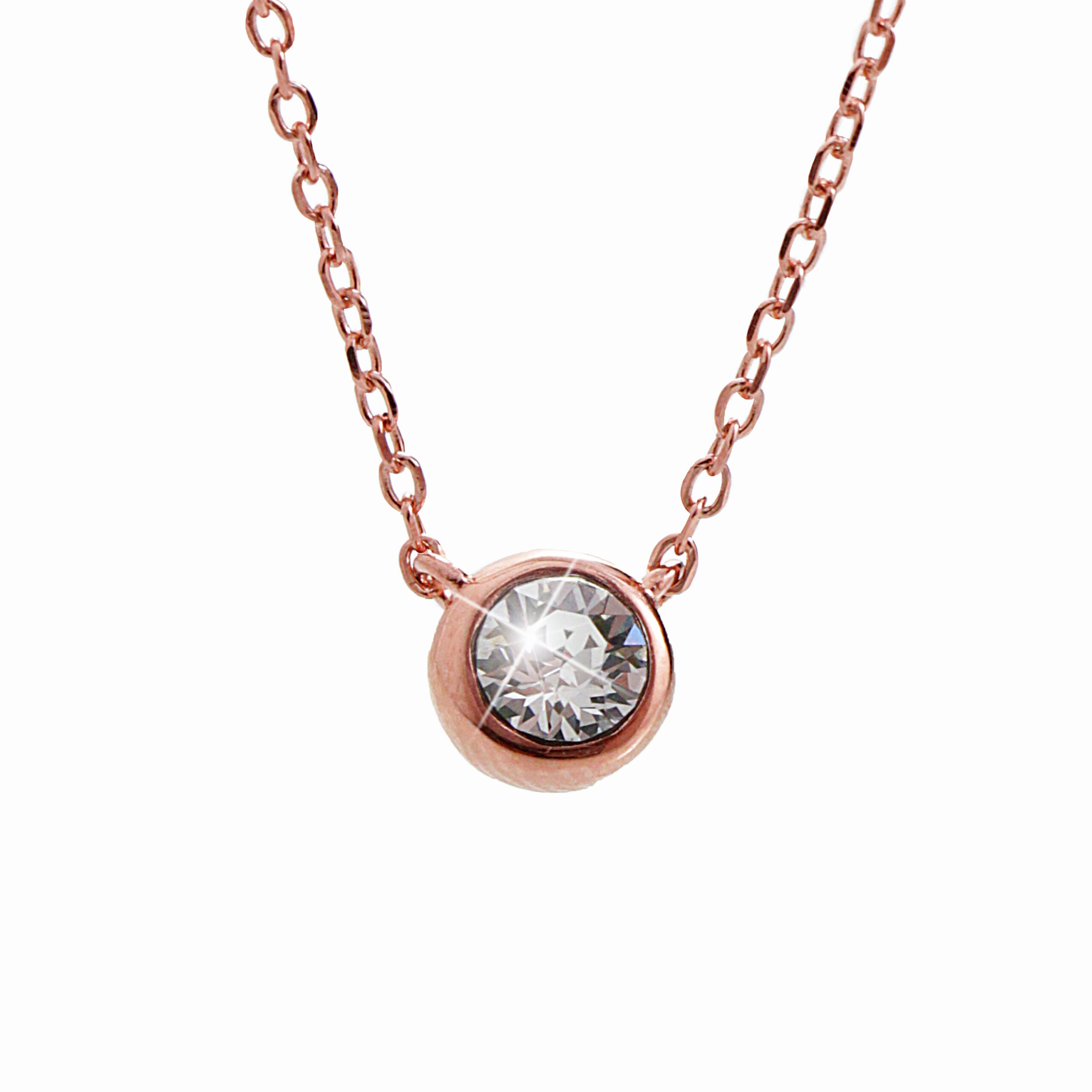 15033_15033-stribrny-ruzove-zlaty-nahrdelnik-zdobeny-jednim-krystalem-swarovski-crystal-stribro-925-1000