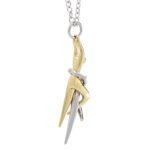 15272_15272-ocelovy-nahrdelnik-dve-propletene-postavy-zlato-a-ocel