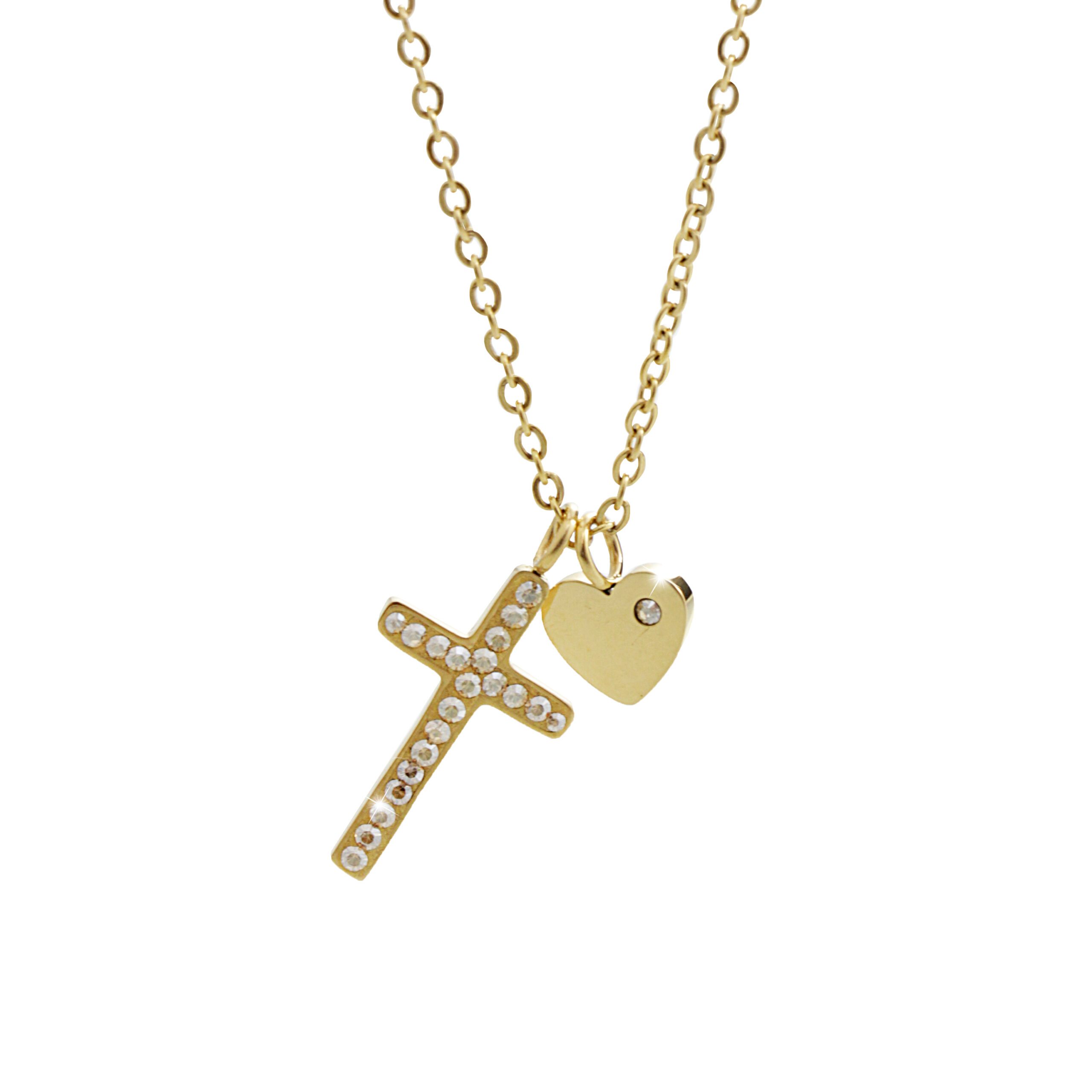 15603_15603-zlaty-ocelovy-nahrdelnik-kriz-a-srdce-s-krystaly-swarovski-golden-shadow
