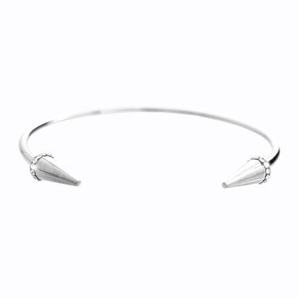 Ocelový náramek dva hroty s krystaly Swarovski Crystal