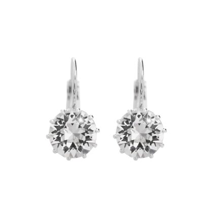 Náušnice z bižuterní slitiny klapky menší fastovaný krystal Swarovski Crystal
