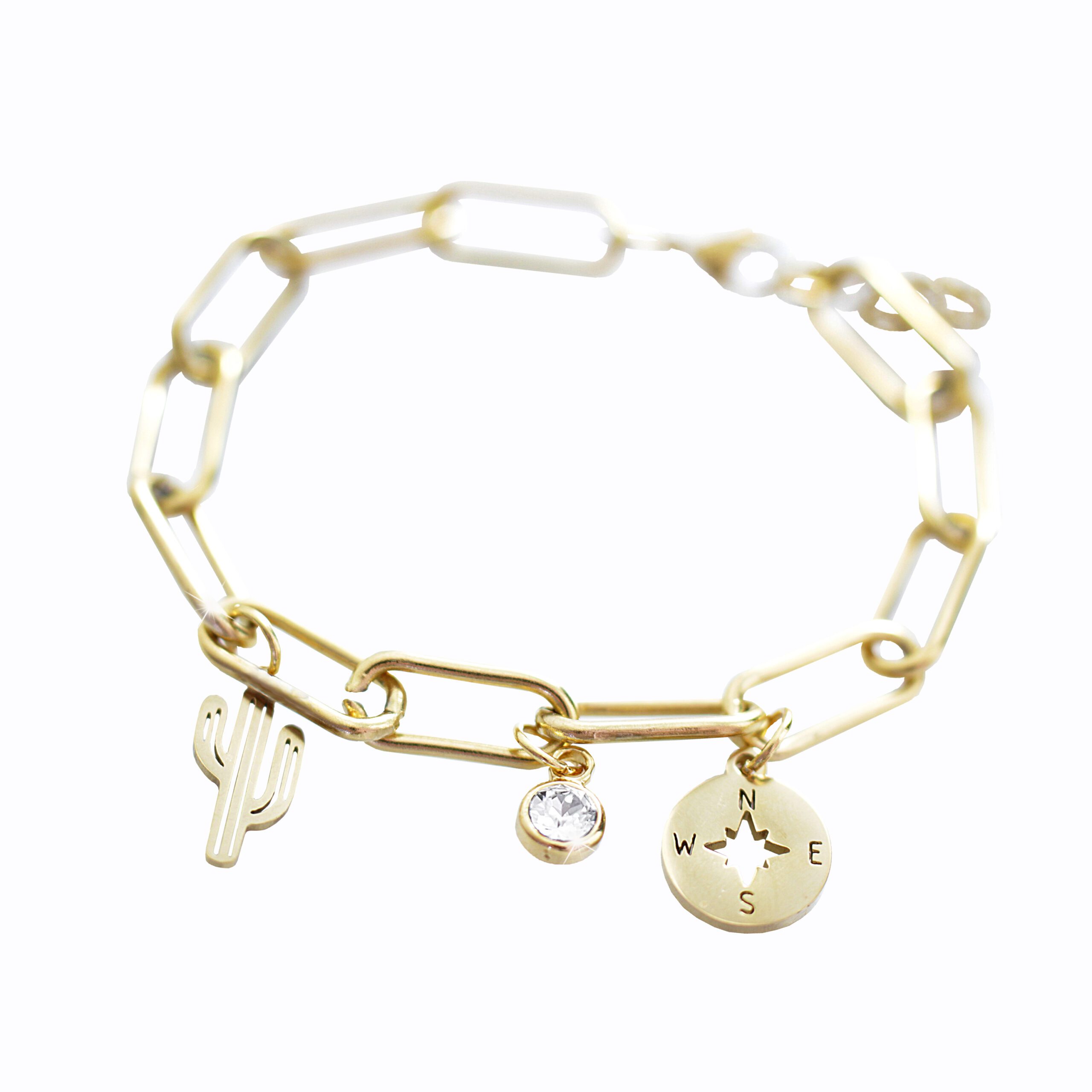 15967_15967-zlaty-ocelovy-naramek-retez-s-ovesy-a-s-krystalem-swarovski-crystal