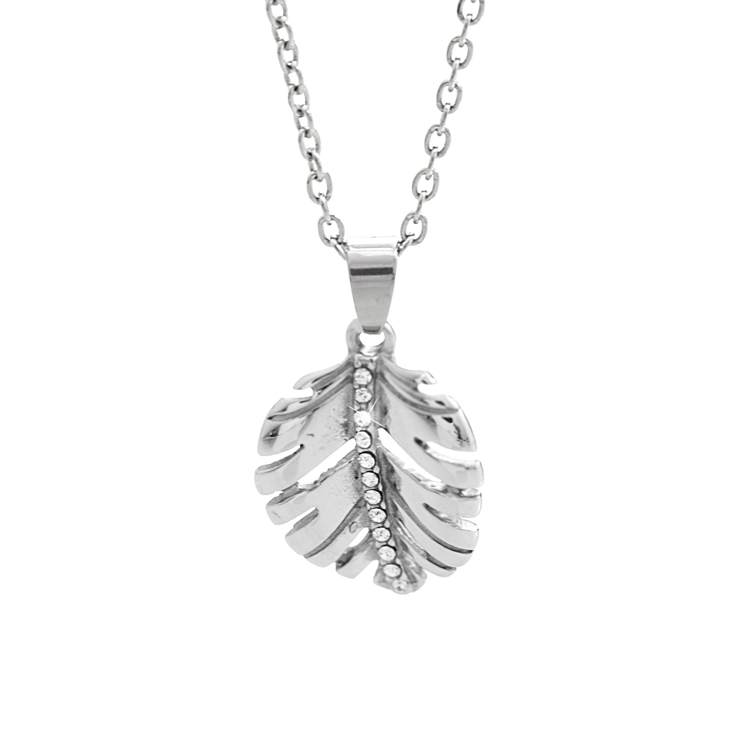 16390_16390-ocelovy-nahrdelnik-palmovy-list-s-krystaly-swarovski-crysrtal