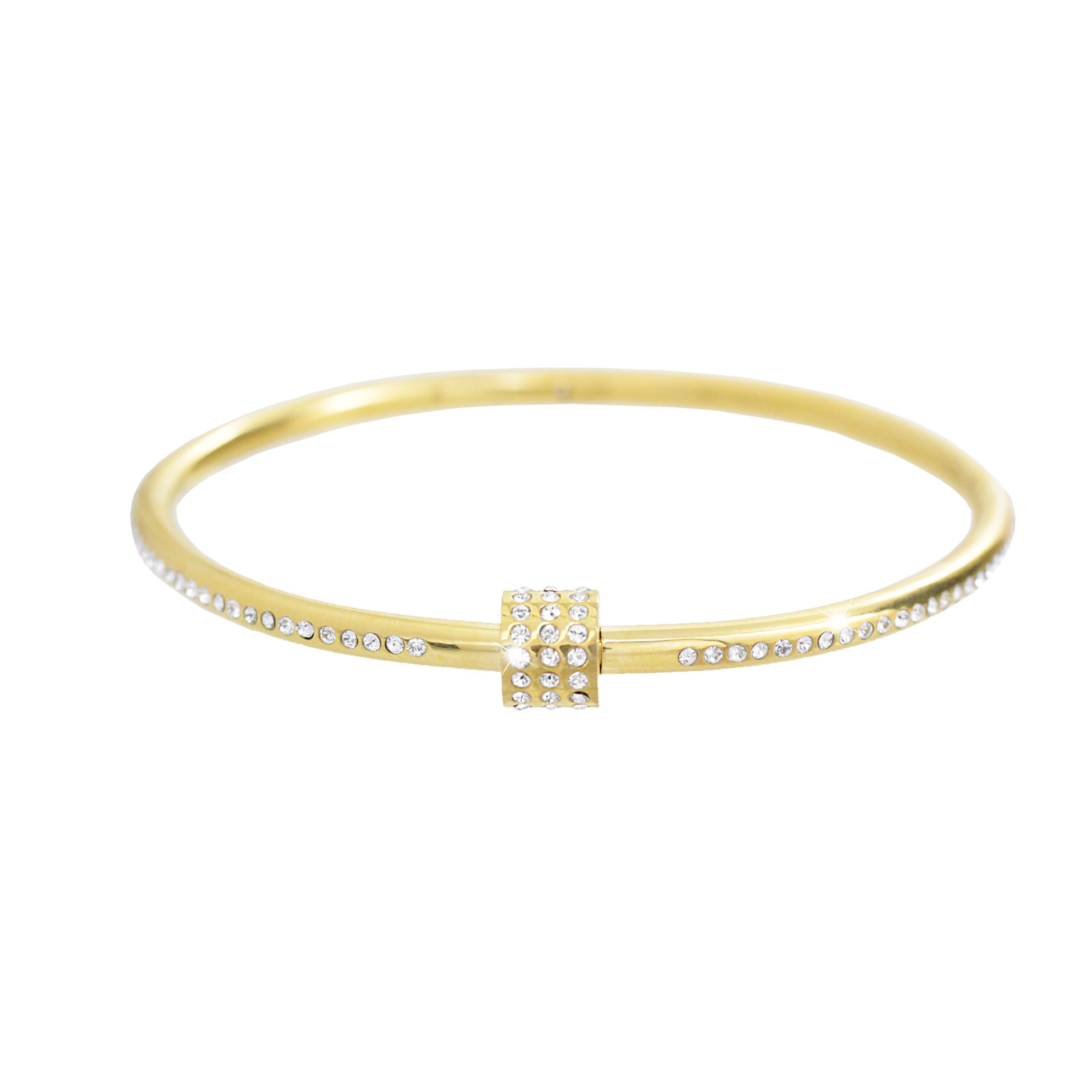 17105_17105-zlaty-ocelovy-naramek-pevny-s-valeckem-a-s-krystaly-swarovski-crystal-a