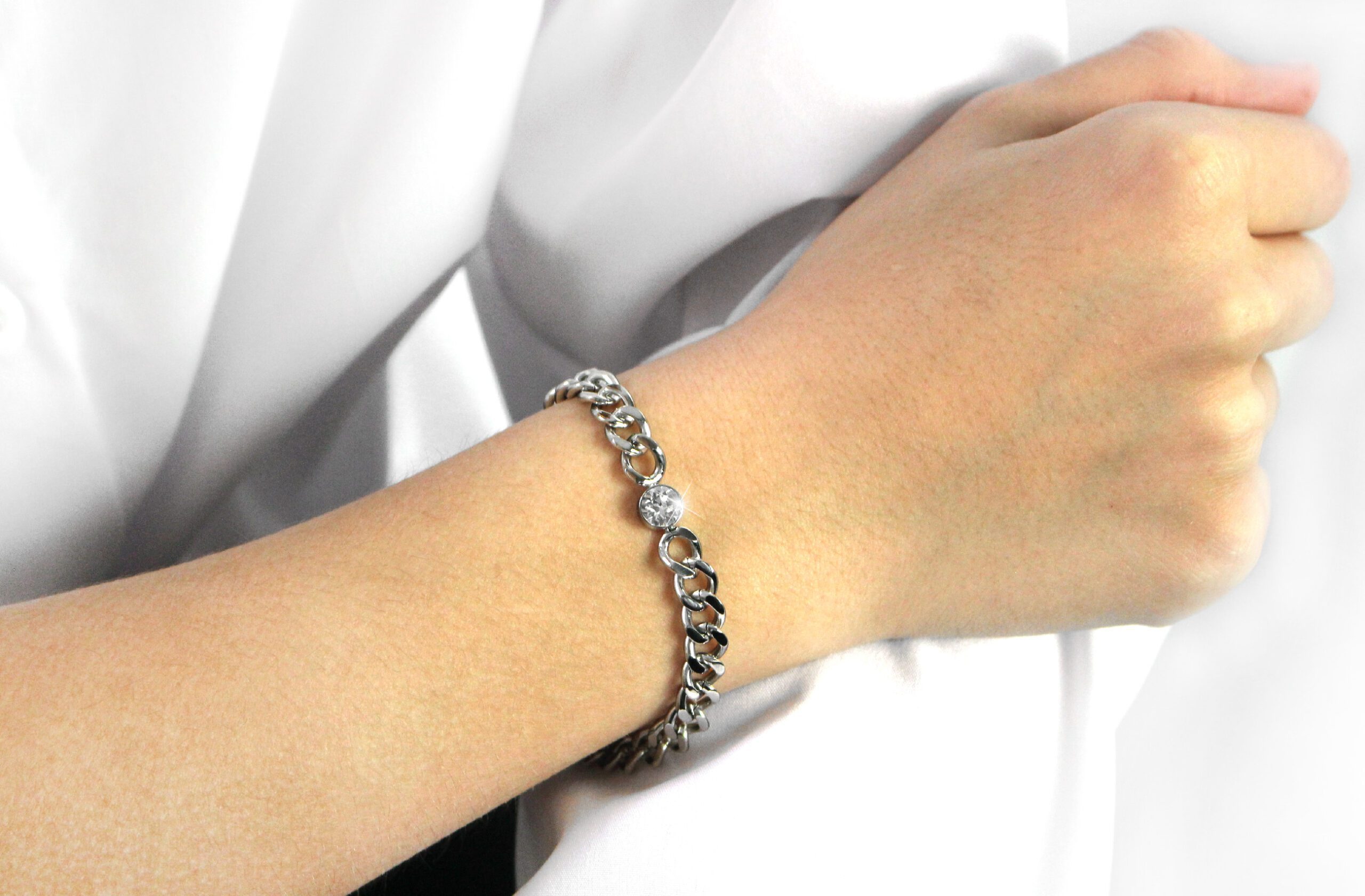 17114-2_17114-2-ocelovy-naramek-retez-s-jednim-krystalem-swarovski-crystal-c