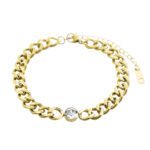 17117_17117-zlaty-ocelovy-naramek-retez-s-jednim-krystalem-swarovski-crystal-a