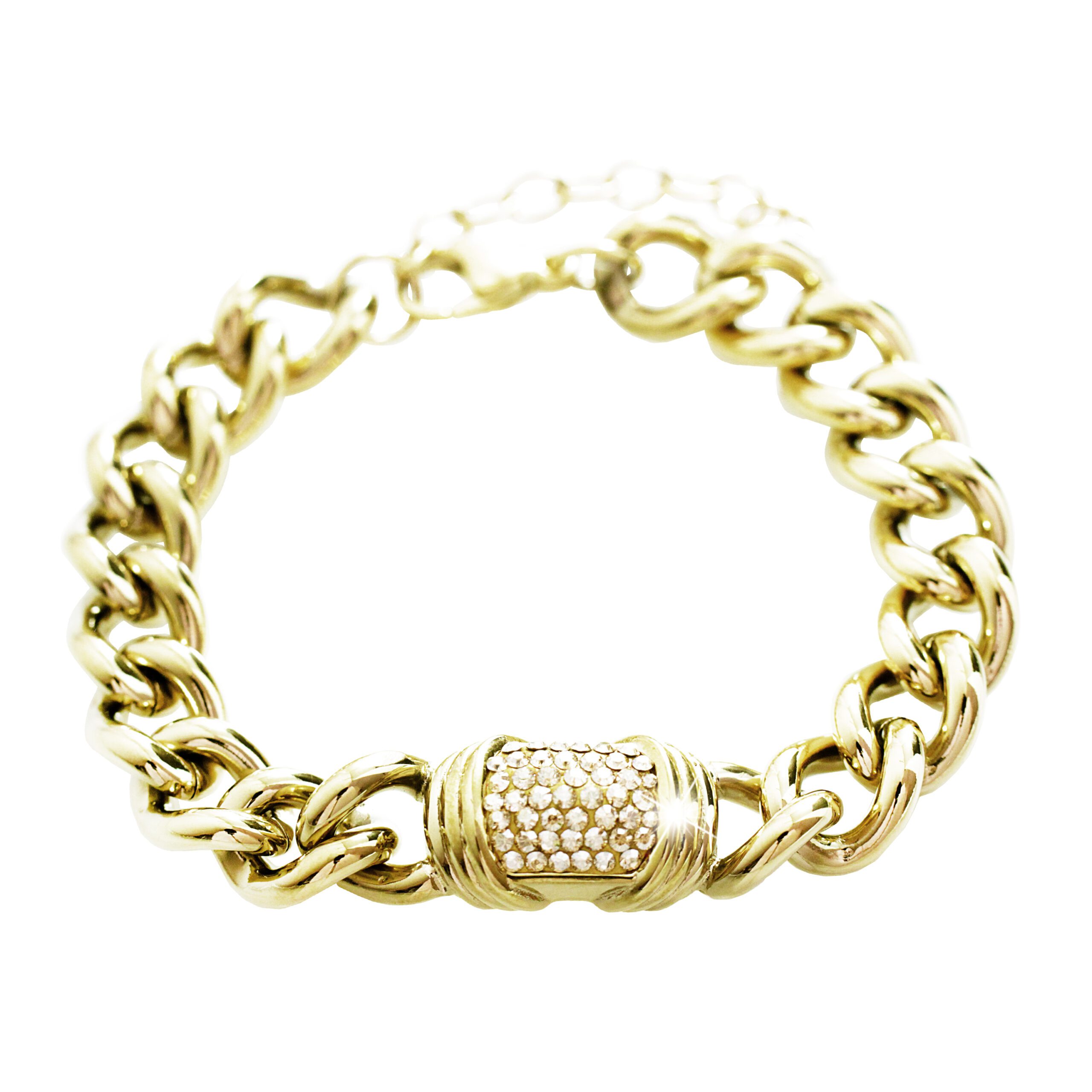 17171_17171-zlaty-ocelovy-masivni-naramek-retez-s-ozdobnym-elementem-osazeny-krystaly-swarovski-golden-shadow-a