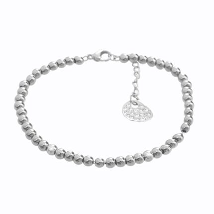 Ocelový kuličkový náramek s krystaly Swarovski Crystal