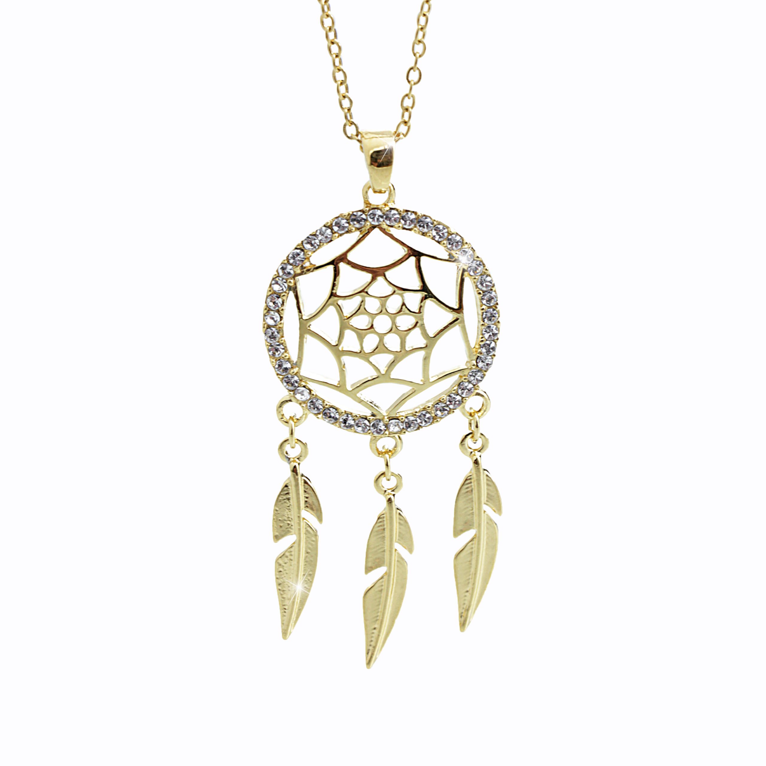 17699_17699-zlaty-ocelovy-nahrdelnik-s-prorezavanym-lapacem-snu-a-s-krystaly-swarovski-crystal