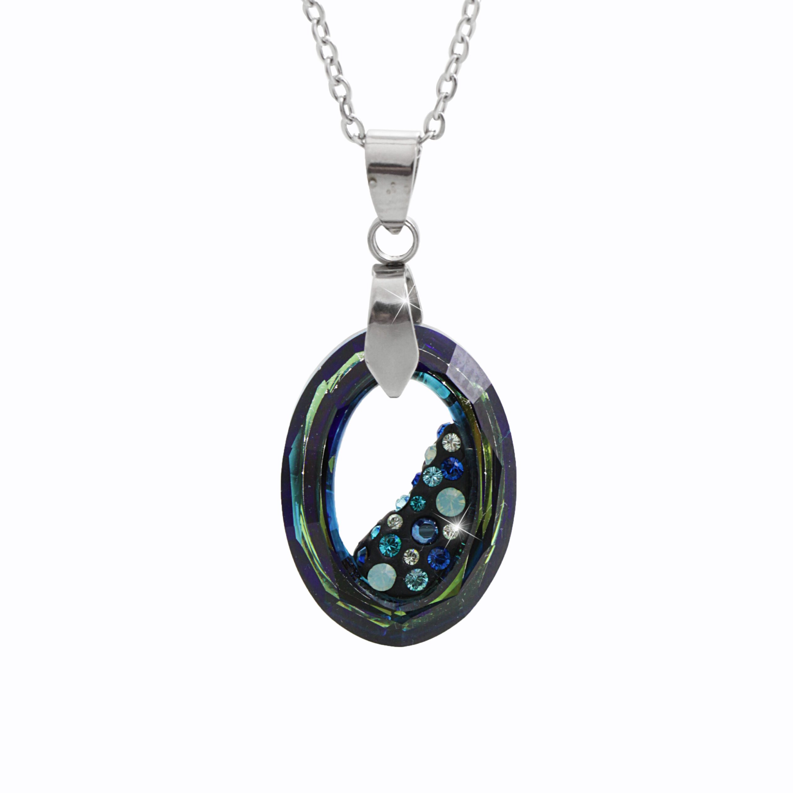 17849_17849-ocelovy-nahrdelnik-sikmo-osazeny-stredni-oval-swarovski-bermuda-blue
