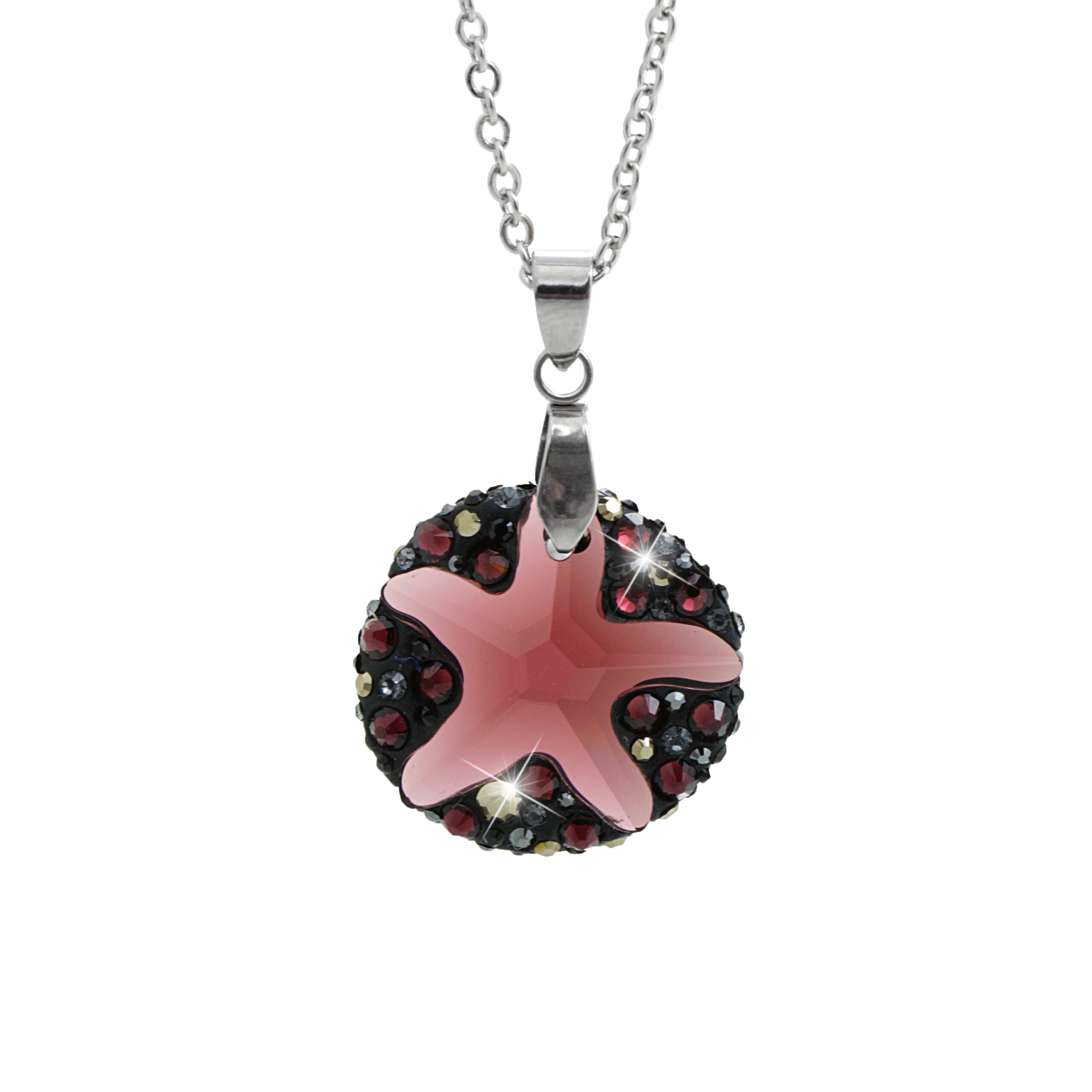 17969_17969-ocelovy-nahrdelnik-s-kamenem-ve-tvaru-hvezdice-doplneny-krystaly-swarovski-red-magma