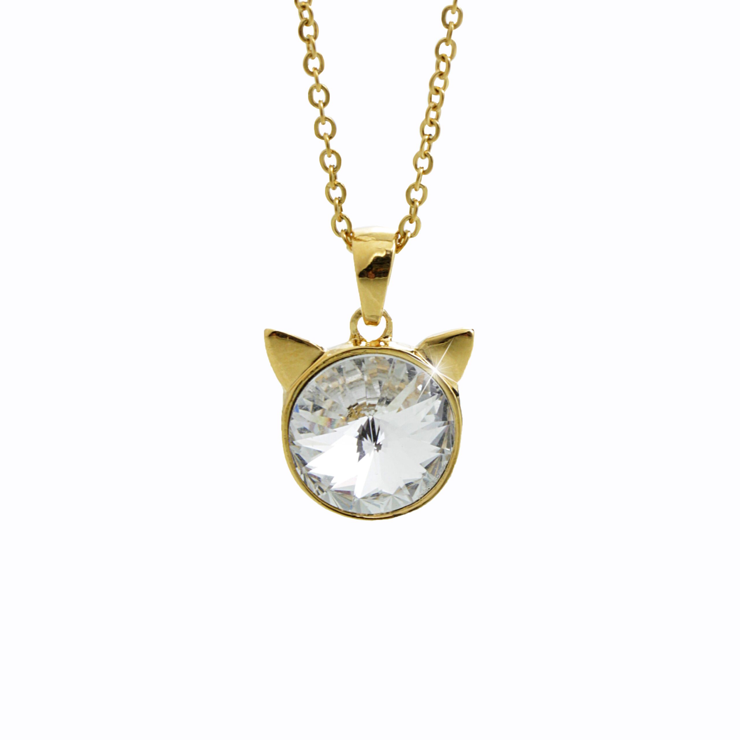 18131_18131-zlaty-nahrdelnik-z-bizuterni-slitiny-mala-kocici-hlava-s-rivoli-swarovski-crystal