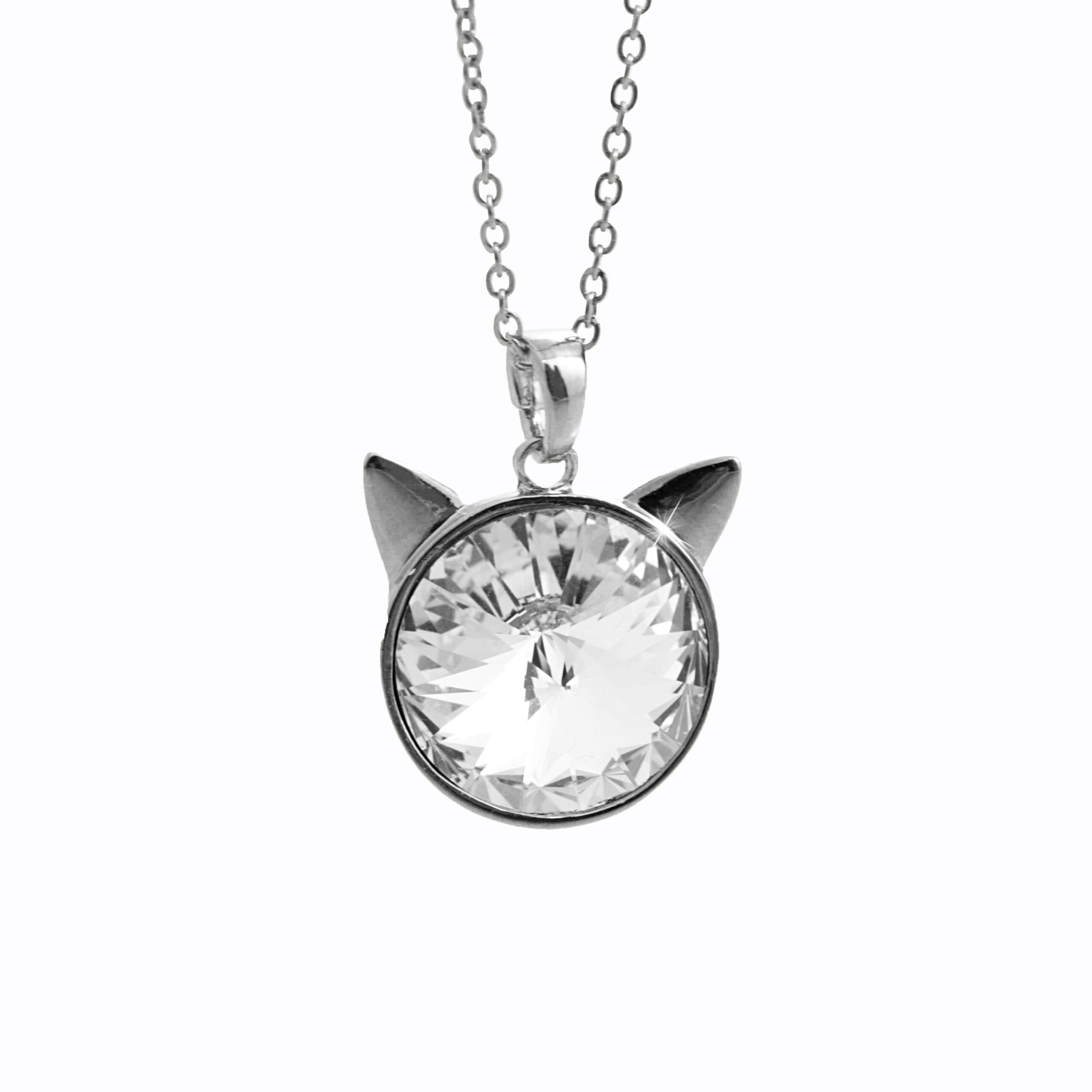 18137_18137-nahrdelnik-z-bizuterni-slitiny-velka-kocici-hlava-s-rivoli-swarovski-crystal