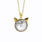 18140_18140-zlaty-nahrdelnik-z-bizuterni-slitiny-velka-kocici-hlava-s-rivoli-swarovski-crystal