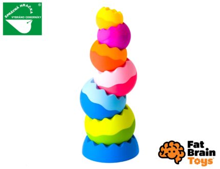 Fat Brain Skládací věž Tobbles Neo 28 cm