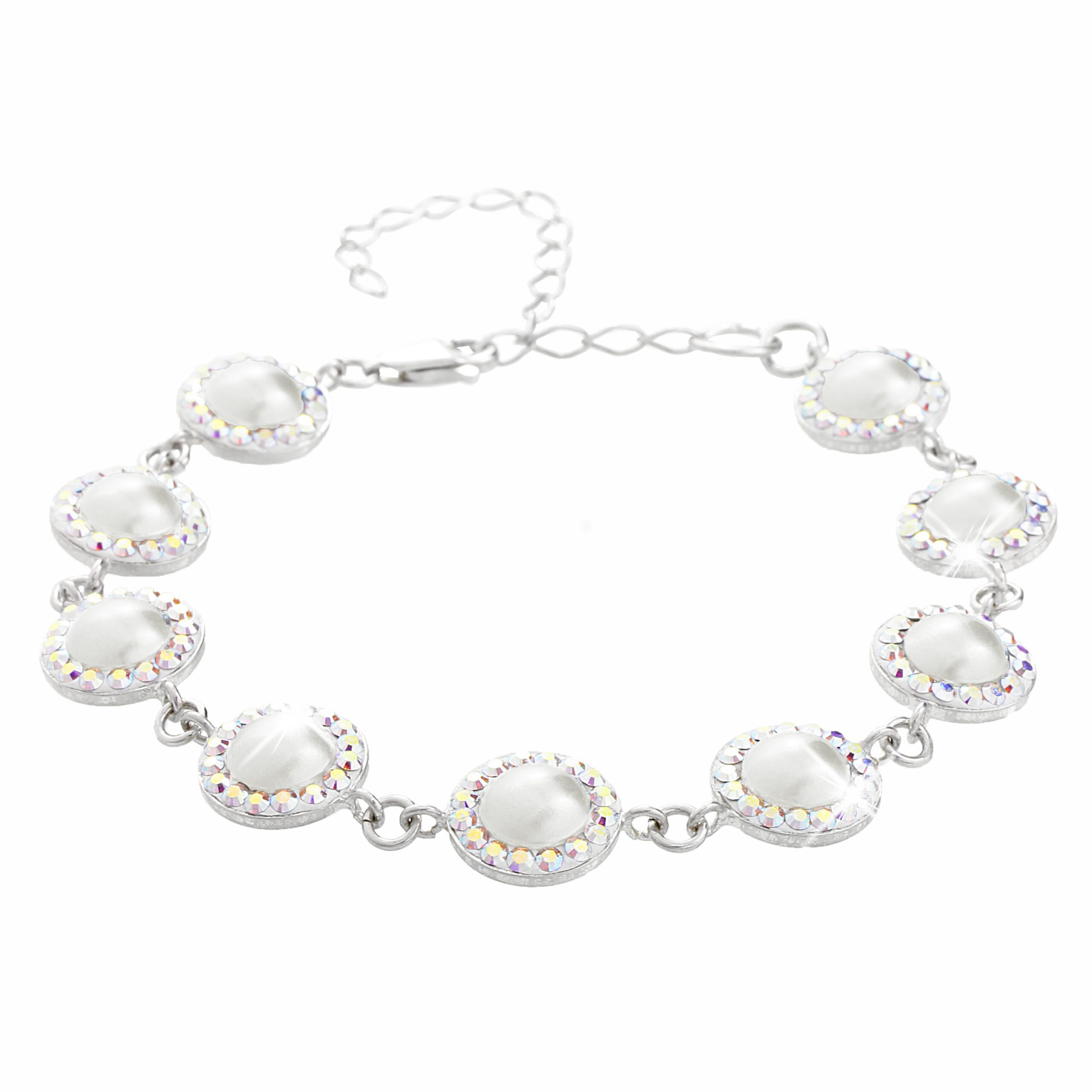 18410_18410-stribrny-naramek-perlova-mugle-swarovski-s-obtahem-white-ab-stribro-925-1000