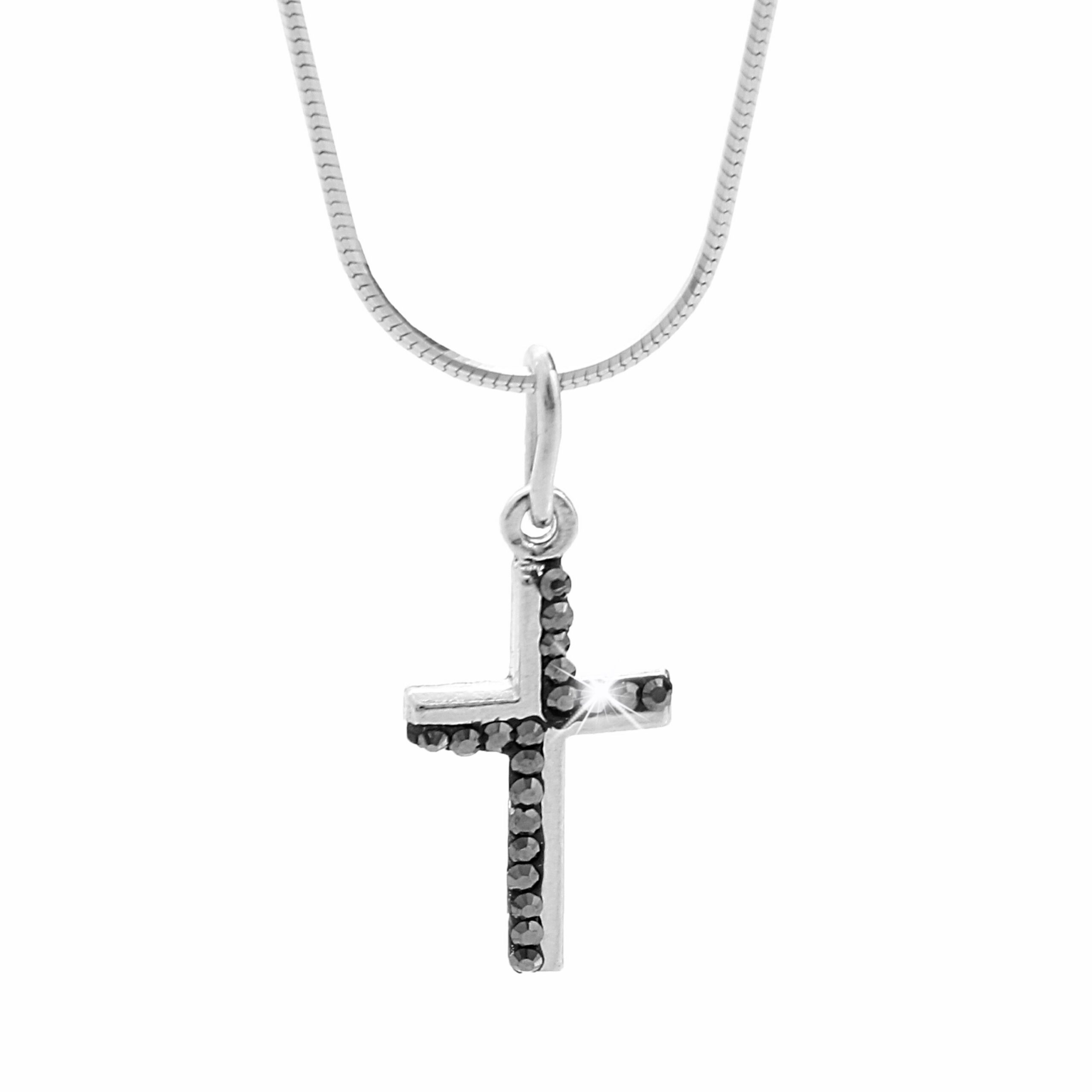 18479_18479-stribrny-retizek-s-mini-krizkem-osazeny-krystaly-swarovski-hematit-stribro-925-1000