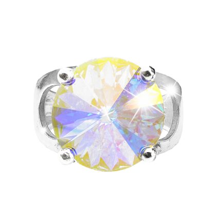Stříbrný prsten se samostatnou rivoli Swarovski AB (Stříbro 925/1000)