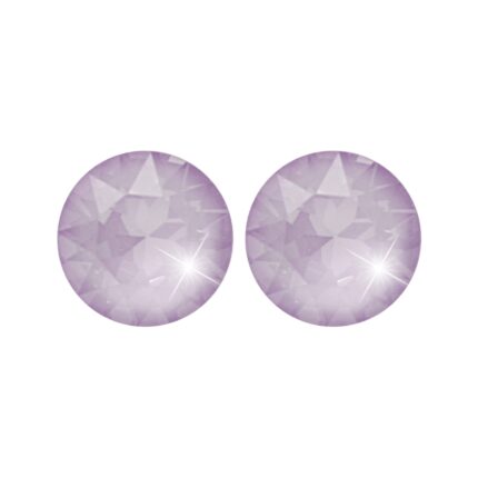 Ocelové náušnice puzety samostatný velký krystal Swarovski Soft Rose Ignite