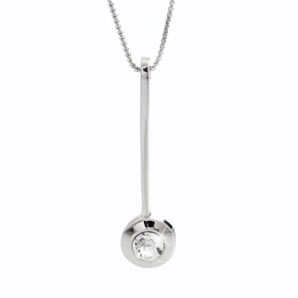 Náhrdelník z bižuterní slitiny kyvadlo s krystalem Swarovski Crystal
