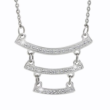 Náhrdelník z bižuterní slitiny kaskády s krystaly Swarovski Crystal