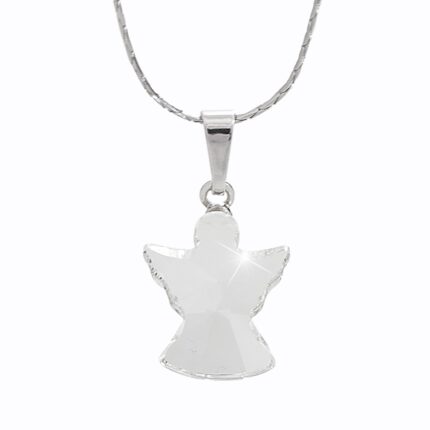 Náhrdelník z bižuterní slitiny krystal ve tvaru anděla Swarovski Crystal