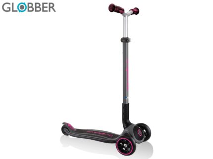 Globber koloběžka Master Prime Black - Neon Pink